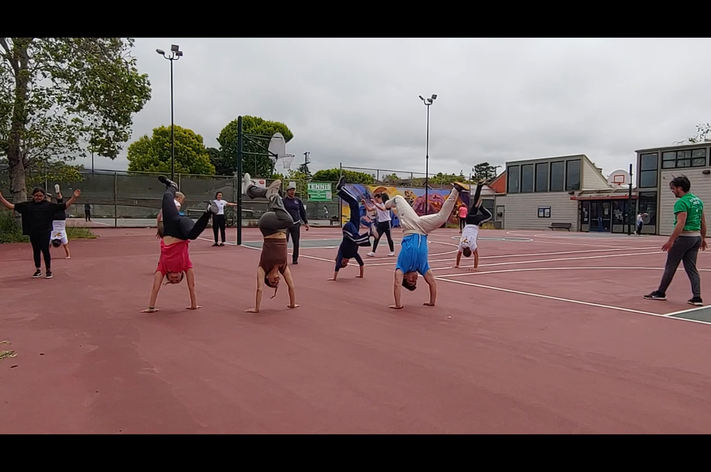Park capoeira class!