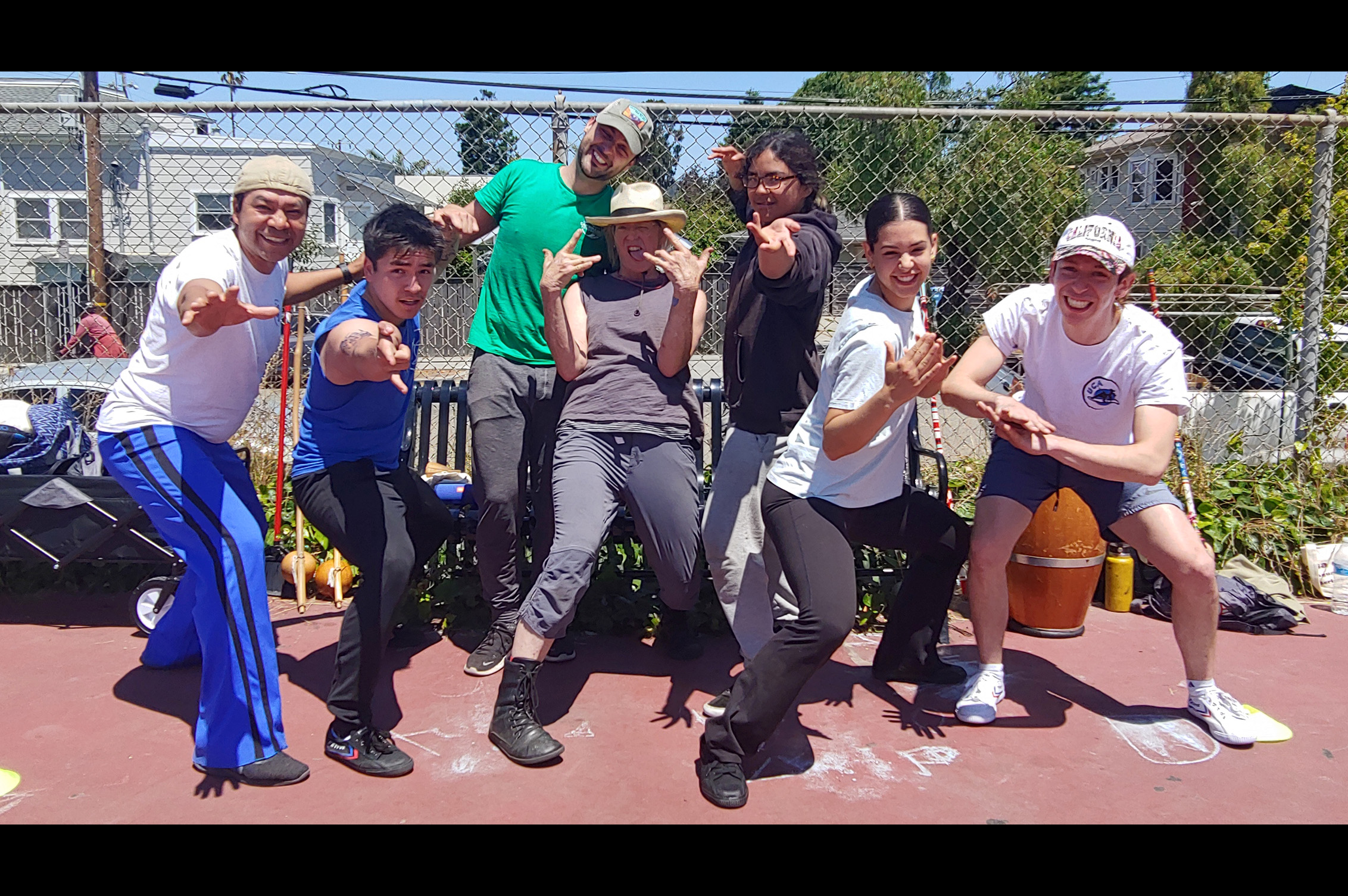 Park capoeira class