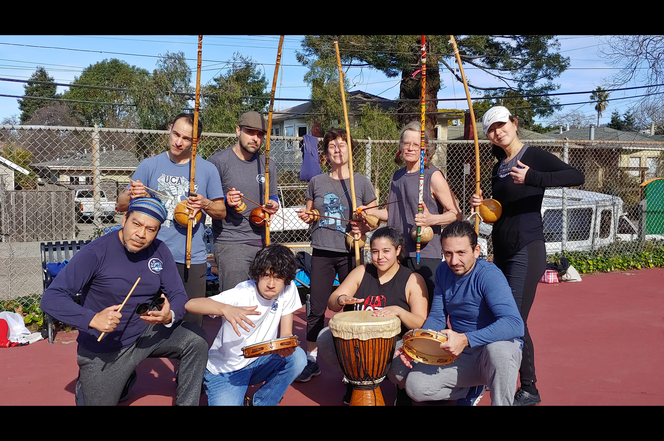 Park capoeira class